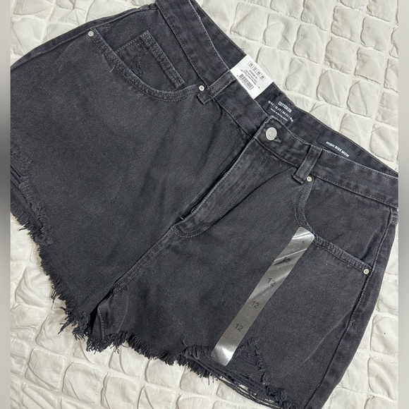 HIGH MOM DENIM SHORT - Picture 1 of 3